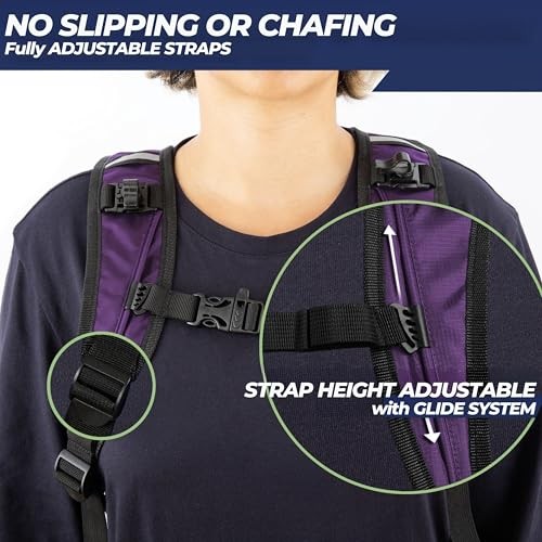 SASMO Sports Hydration Backpack 6L, Berry, Ultra-Lightweight Insulated Running Pack-1