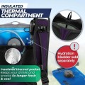 SASMO Sports Hydration Backpack 6L, Berry, Ultra-Lightweight Insulated Running Pack