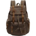 Gunolye Vintage Canvas Rucksack Backpack, Light Green