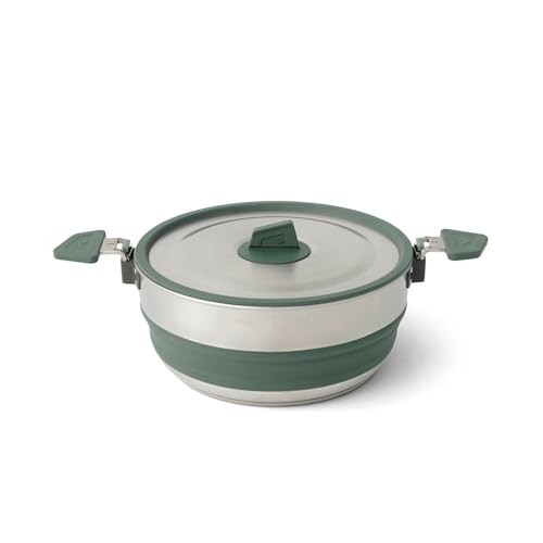Sea to Summit Detour Stainless Steel Collapsible Pot, 3 L