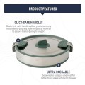 Sea to Summit Detour Stainless Steel Collapsible Pot, 5 L