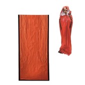 Generic Orange Thermal Bivy Sleeping Bag for Camping and Travel