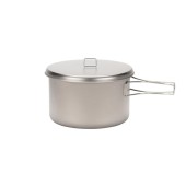 Snow Peak Titanium Cook & Save 2 Litre Cooking Pot with Lid, Grey