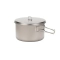 Snow Peak Titanium Cook & Save 2 Litre Cooking Pot with Lid, Grey