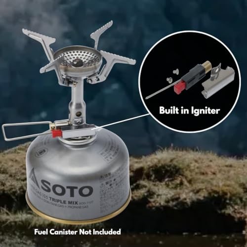 SOTO Amicus Stealth Gas Stove with Igniter-5