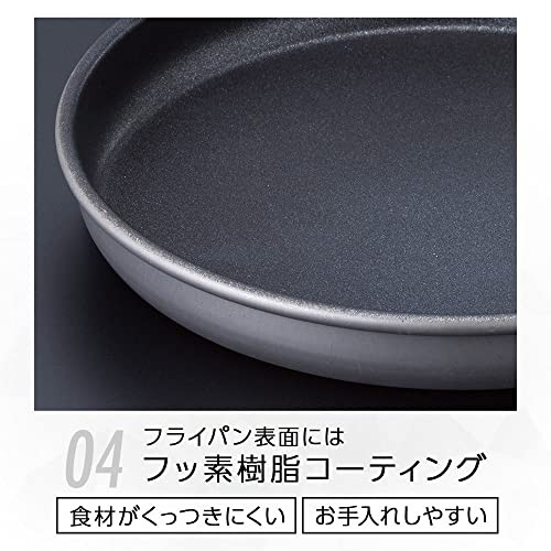 SOTO SOD-503-18 Aluminium Frying Pan, 18 cm, Black-4