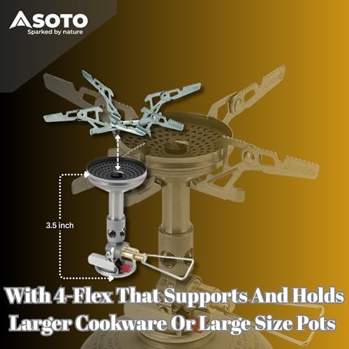 SOTO WindMaster 4-Flex Camping Stove-3