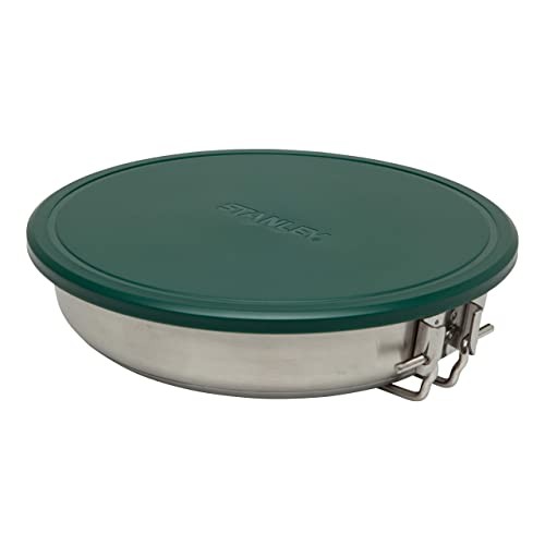 STANLEY Adventure All-in-One Fry Pan Set, 9 Piece Stainless Steel Camp Cookware, Single