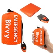 KSVFTB Emergency Bivvy Bag and Shelter with Storage Pouch and Whistle