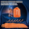 LINXINS Emergency Bivvy Bag Set with Compass, Whistle and Flashlight Carabiner