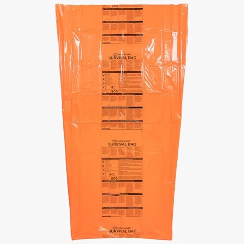 Highlander Survival Bivi Bag, XL Emergency Bivy Bag, Orange-2