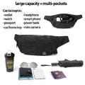 SZSYCN Crossbody Sling Bag, A1-camouflage Black, Waterproof Waist Bag with D Ring