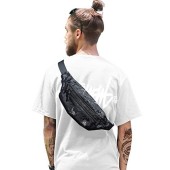 SZSYCN Crossbody Sling Bag, A1-camouflage Black, Waterproof Waist Bag with D Ring