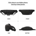 SZSYCN Crossbody Sling Bag, A1-camouflage Black, Waterproof Waist Bag with D Ring