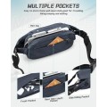 SZSYCN Crossbody Sling Bag, Waterproof Waist Bag for Phone and Keys, D3-royal Blue