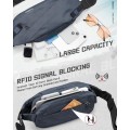 SZSYCN Crossbody Sling Bag, Waterproof Waist Bag for Phone and Keys, D3-royal Blue