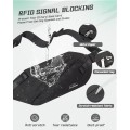 SZSYCN Crossbody Sling Bag, Waterproof Waist Bag for Phone and Keys, C1-black