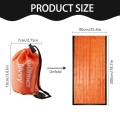 Tabanzhe Emergency Survival Sleeping Bag with Whistle, Orange