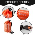 Tabanzhe Emergency Survival Sleeping Bag with Whistle, Orange