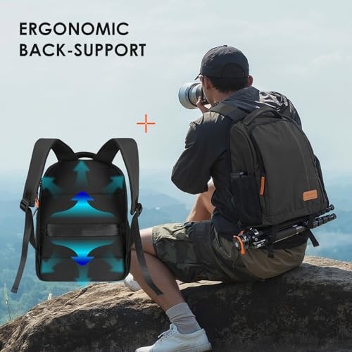 TARION 15L Waterproof Camera Backpack with 15.6
