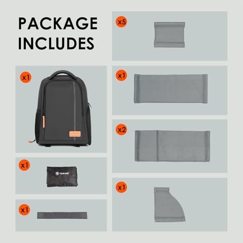 TARION 15L Waterproof Camera Backpack with 15.6