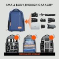 TARION Blue 15L Waterproof Camera Backpack with 15.6