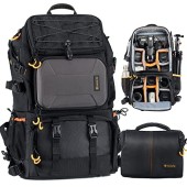 TARION PB01 27L Camera Backpack with 15.6-inch Laptop Compartment and Rain Cover