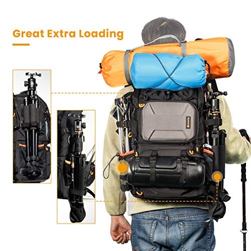 TARION PB01 27L Camera Backpack with 15.6-inch Laptop Compartment and Rain Cover-5