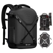 TARION Camera Backpack Hard Shell Camera Bag with 14.5 inch Laptop Compartment, Green