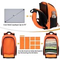 TARION Camera Backpack SLR Photo Backpack with 15 Inch Laptop Compartment and Rain Cover, Orange