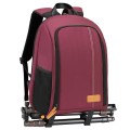 TARION Camera Backpack, SLR Photo Backpack, Red, with 15 Inch Laptop Compartment and Rain Cover