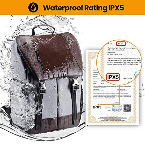 TARION Waterproof Camera Backpack with Rain Cover, Rb-02-4