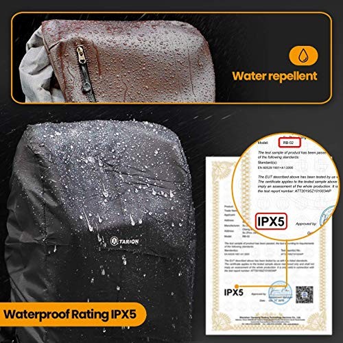 TARION Waterproof Camera Backpack with Rain Cover, Rb-02-6