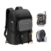 TARION PBL 15L waterproof camera backpack with 15.6-inch laptop compartment, tripod holder and rain cover