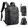 TARION TR-L Camera Rucksack Backpack, Grey and Black, 14-inch Laptop Sleeve with Rain Cover