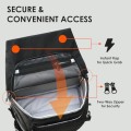 TARION Large Camera Backpack for Photography with 16 inch Laptop Sleeve, Quick Access Side and Back Opening, Waterproof Rain Cover, Removable Waist Belt