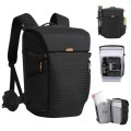 TARION Large Camera Backpack for Photography with 16 inch Laptop Sleeve, Quick Access Side and Back Opening, Waterproof Rain Cover, Removable Waist Belt