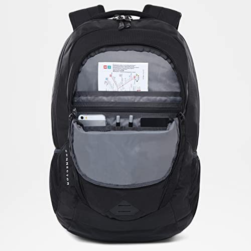 The North Face Connector Unisex Backpack with Laptop Sleeve and Padded Back Panel, TNF Black-1