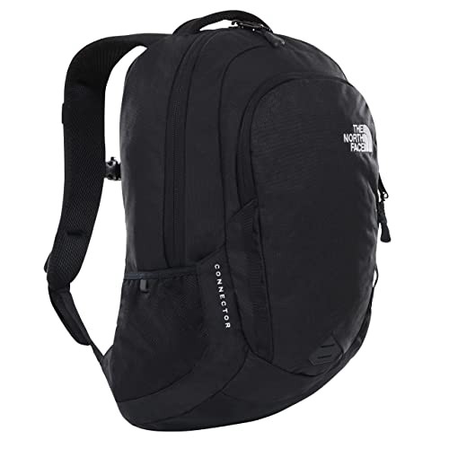 The North Face Connector Unisex Backpack with Laptop Sleeve and Padded Back Panel, TNF Black