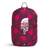 The North Face Jester Kids' Backpack, Boysenberry Next Gen Logo Print / Mr. Pink / TNF White, One Size