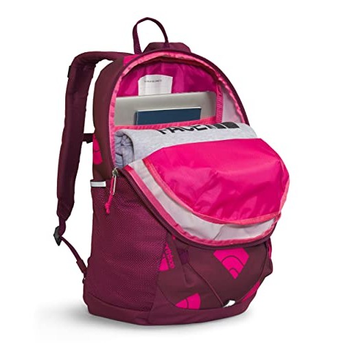 The North Face Jester Kids' Backpack, Boysenberry Next Gen Logo Print / Mr. Pink / TNF White, One Size-3