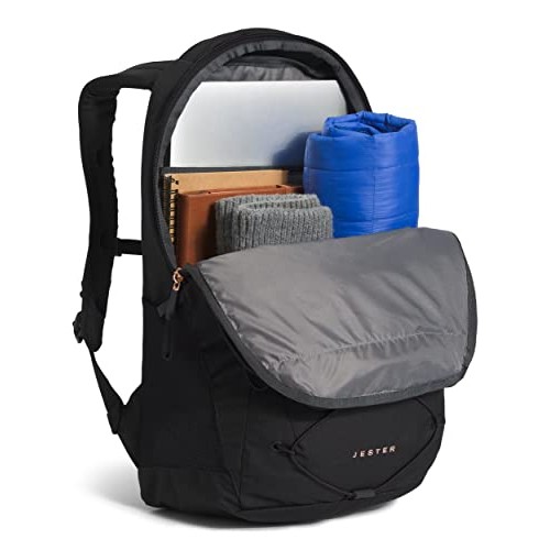 The North Face Jester Backpack, Tnf Black-Burnt Coral Metallic, One Size-3