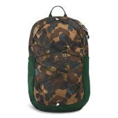 The North Face Jester Kids' Backpack, Utility Brown Camo Texture Print/Pine Needle/Tnf Black, One Size
