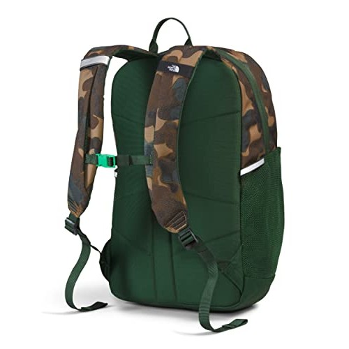 The North Face Jester Kids' Backpack, Utility Brown Camo Texture Print/Pine Needle/Tnf Black, One Size-2