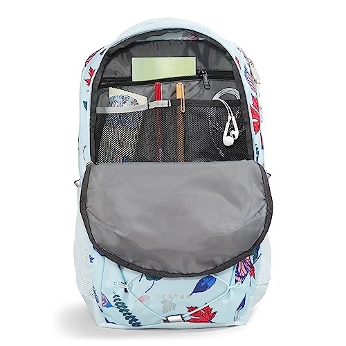 The North Face Jester Everyday Laptop Backpack, PFAS Free, Icecap Blue Fall Wanderer Print/Icecap Blue/Gravel, One Size, Classic-2