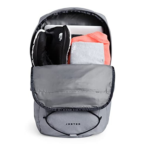 The North Face Jester Backpack, Mid Grey Dark Heather/TNF Black, One Size-4