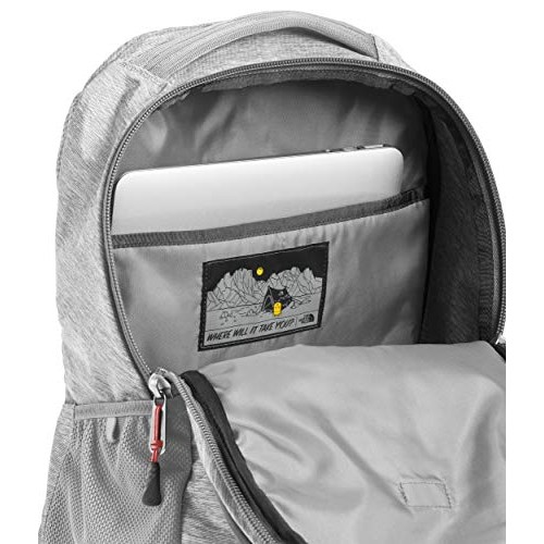 The North Face Jester Pack Backpack, Tnf Dark Grey Heather/Spiced Coral, One Size-3