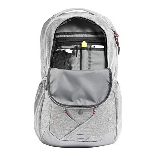 The North Face Jester Pack Backpack, Tnf Dark Grey Heather/Spiced Coral, One Size-4