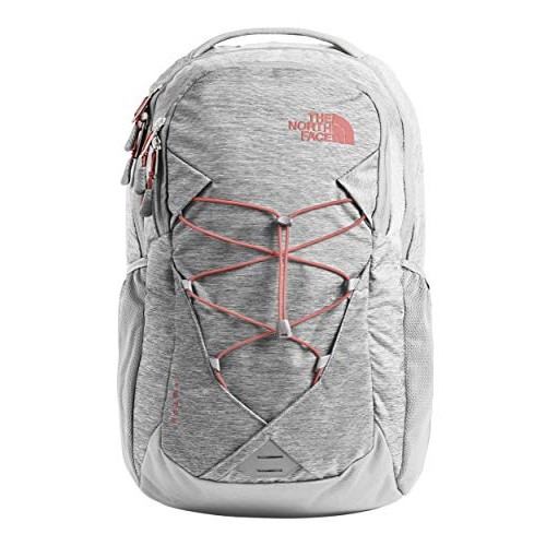 The North Face Jester Pack Backpack, Tnf Dark Grey Heather/Spiced Coral, One Size
