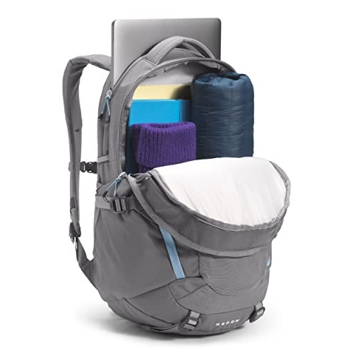 The North Face Women's Recon Backpack, Grey and Powder Blue-3